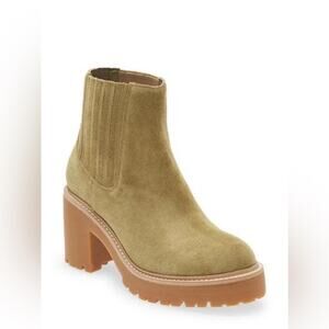Jeffrey Campbell Tuckee Lug Sole Boot in Green Size 7